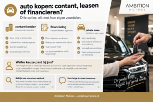 betaal je contant, kies je voor lease of ga je financieren?
